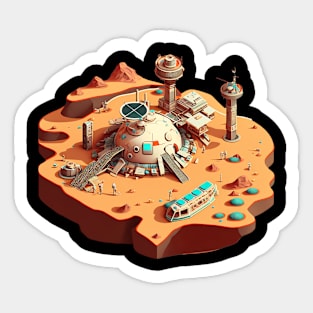 Space Base Sticker